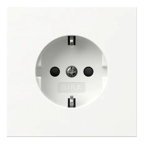 Gira Presa SCHUKO SP interr. a superficie Bianco puro [445370], 4453 70