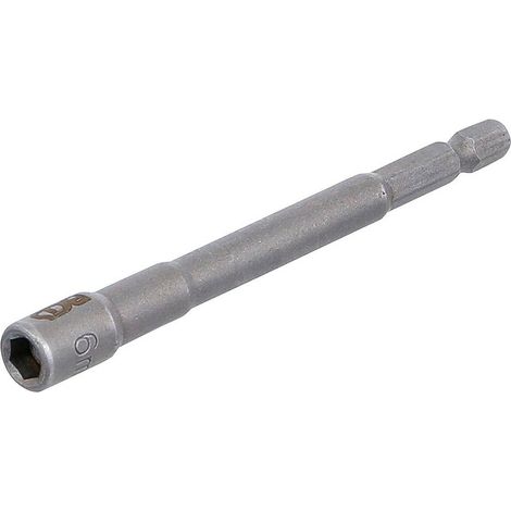 Douille à Choc Six Pans Extra Longue 6,3 mm (1/4) - 6 mm - Précision et Durabilité, Acier, Zones Difficiles - D-Work (1/5)