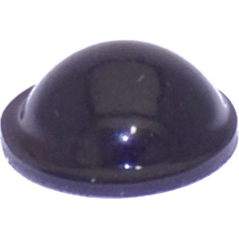 TOOLCRAFT PD2095SW Gerätefuß selbstklebend, rund Schwarz (Ø x H) 9.5 mm x 3.8 mm 1 St.