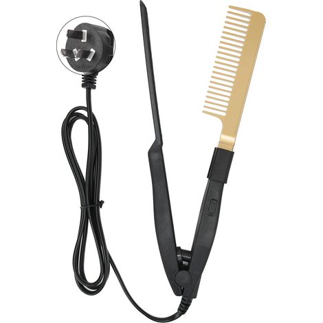 Peigne chauffant électrique sec humide lisseur cheveux brossage chaud outil coiffure (220V prise AU) (1/5)