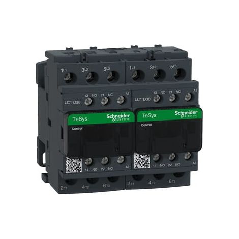 TeSys LC2D - contacteur inverseur - 3P - AC-3 440V - 38A - bobine 230Vca