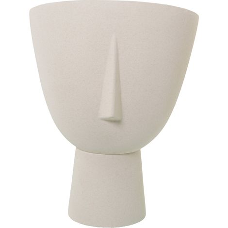 Vase céramique beige élégance et style discret - Beige moucheté (1/5)