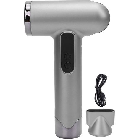 Sèche-Cheveux sans Fil 15000 mAh avec Charge USB Portable Rose Sèche-cheveux rose, 100 000 tr/min, puissant (200 W), avec embout, pour la maison, la résidence universitaire et les voyages (1/5)