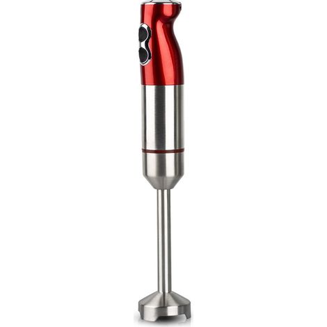 Mixeur plongeant électrique 600 W en acier inoxydable, idéal pour les soupes, les purées et les aliments pour bébés (prise UE). (1/5)