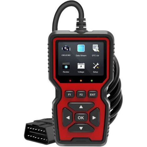 OBD2 Diagnostic Auto Valise Voiture, V519 Lecteur de Code d'erreur de Moteur, OBD Diagnostic Auto Multimarque, OBD2 Diagnostic Lecteur De Véhicule pour Tous Les protocoles OBDII Voitures (1/5)