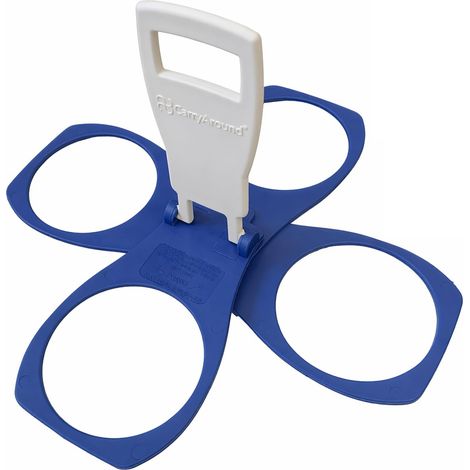 Porte-Verres Pliable 4 Anneaux - Support Gobelets Léger Pour Café Bière - Usage Extérieur Et Intérieur - Lot De 1 (1/5)