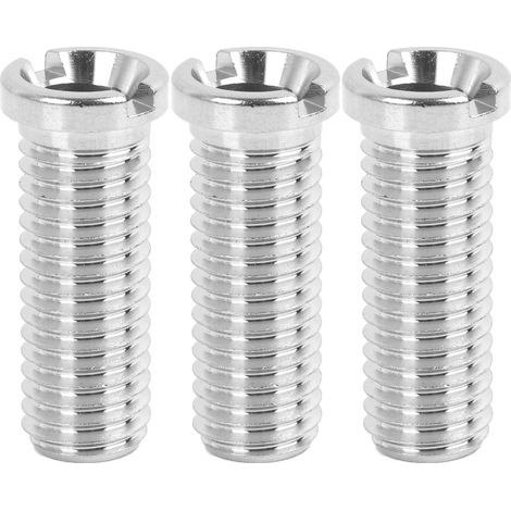 Set mit 3 M12 x 35 mm Hohlschrauben aus Edelstahl für Spülbecken mit Siebkorbventil, 35 mm Spülbeckenschrauben, Hohlschrauben aus Edelstahl 304 für Küchenspülen (1/5)