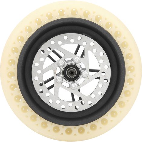 Roue arrière 8,5 pouces pour Xiaomi Pro + pneu fluorescent + kit de remplacement pour frein à disque 120 mm (1/5)