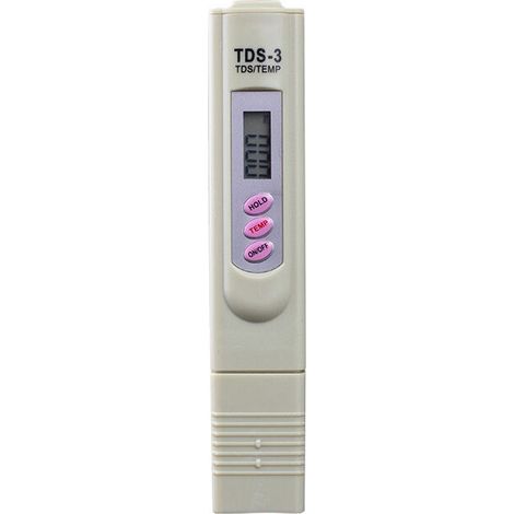 TDS Meter - Digital Water Quality Tester - 0-9990 PPM Range - 1 PPM Accuracy - LCD Display with Temperature Compensation - For Drinking Water Aquarium Hydroponics Pool Spa - 1 Unit (1/5)