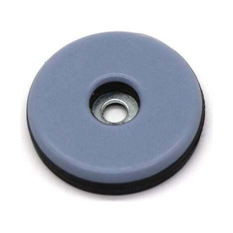 20x Patins pour meuble en Téflon avec vis,Ø 22 mm (rond),PTFE Patins pour meubles/Planeur PTFE (Teflon) avec vis (1/4)