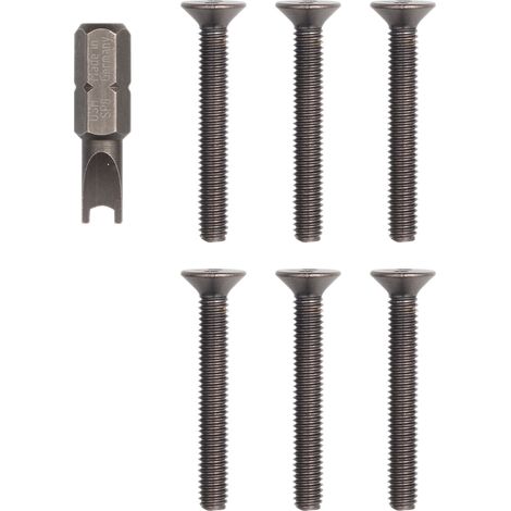 VIMAR - R122 Kit 6 viti + chiave Pixel Up black