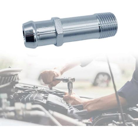 Raccord de tuyau de chauffage de pompe à eau 1/2 NPT vers 3/4 Barb SBC-BBC pour la plupart des moteurs (1/4)