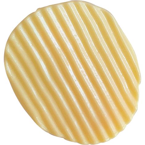 Niedliche, multifunktionale, minimalistische, robuste und tragbare Beutelclips in Form einer Kartoffel zum Verschließen und Aufbewahren von Tüten mit Chips und anderen runden, gelben, schokoladenüberz (1/5)
