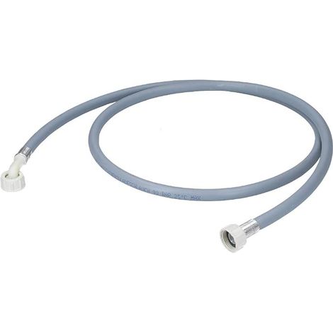Washing Machine/Dishwasher Inlet Hose 1.5/2/3/4 m 3/4 inch connections, 1 x straight, 1 x elbow (household connection) - Universal cold water hose. (1/5)