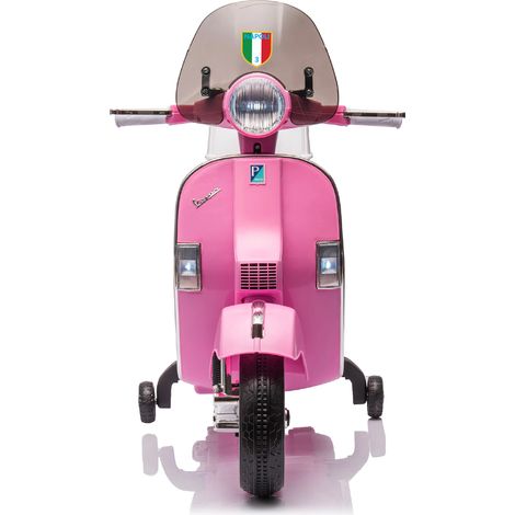 Moto Eléctrica Scooter para Niños LT960 Vespa PX150 Full Napoli con Baúl Color: Rosa