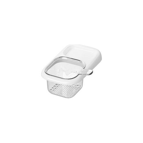 Panier de vidange pour lave-vaisselle, filtre d'évier ABS/PET, blanc (1/5)