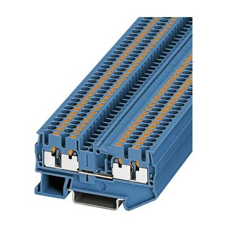 Bloc de jonction simple Contenu: 1 pc(s) Phoenix Contact PT 2,5-QUATTRO BU 3209581 (1/2)