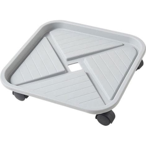 Support de palette de plantes avec roulettes, support de pot de fleurs carré mobile, chariot de jardinière, pour intérieur et extérieur, maison, jardin (1/5)