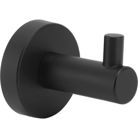 Wall Hook in 304 Stainless Steel, Matte Black, for Hanging (1/5)