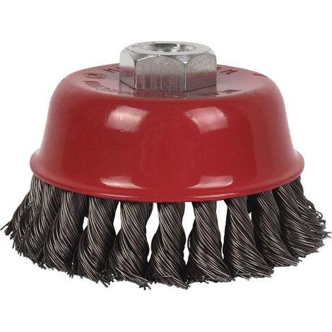Cepillo Copa Trenzado M14 Ø125 Acero 0.3mm