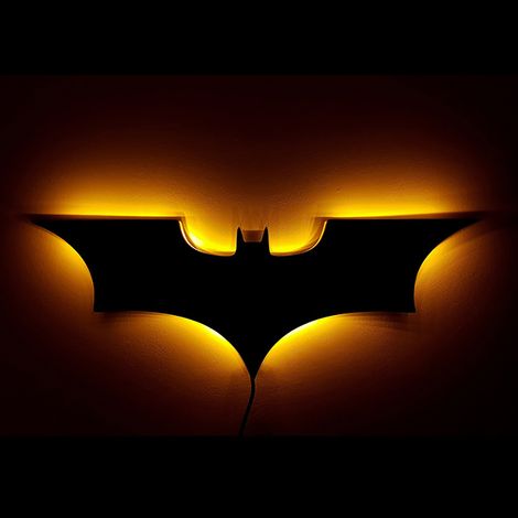 Applique créative, veilleuse LED 3D Batman, lampe de chevet ambiance super-héros 40CM (1/5)