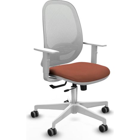 Chaise de bureau piqueras y crespo Cilanco blanc appui lombaire (1/2)