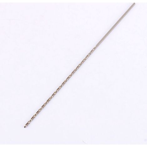 Foret hélicoïdal à tige droite extra-longue de 2 mm et 160 mm en acier rapide (HSS), conçu pour les applications à percussion. Foret hélicoïdal