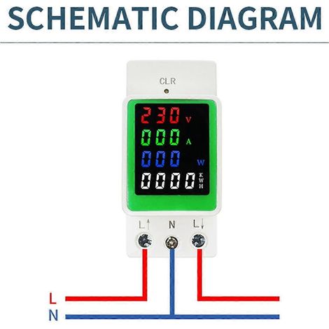 AC80-270V 110V 220V 100A Tension Courant kWh Compteur d'énergie électrique VOLT AMP Voltmètre Ampèremètre-Perfect-AquaForge (1/5)