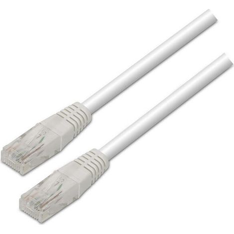 Cable de Red RJ45 UTP Aisens A133-0196 Cat.5e/ 50cm/ Blanco (1/2)