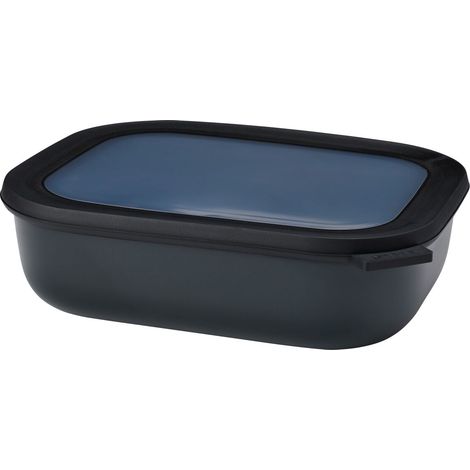Mepal multi cuenco cirqula rectangular 2000 ml - negro nórdico (1/5)