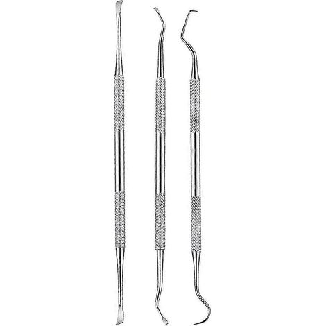 Outil de nettoyage de la plaque dentaire en acier inoxydable pour chiens, outil d'élimination du tartre pour animaux de compagnie (1/2)