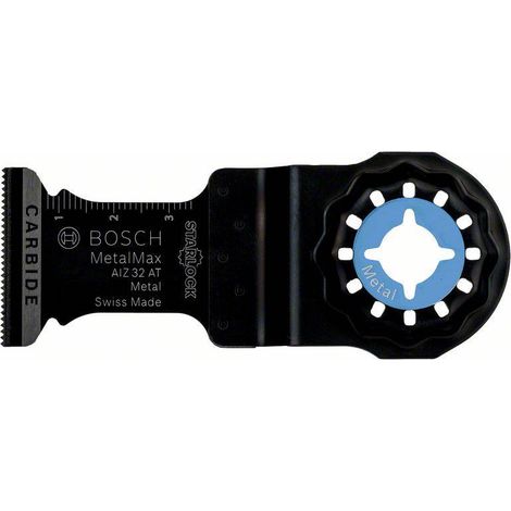Bosch 2608662033 Lame plongeante a concrétion carbure AIZ 32 AT métal 40 x 32 mm - 5 lames