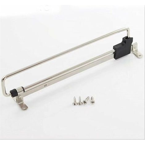 SABIR Portant à vêtements Self Porte-vêtements extractible pour armoire Longueur 350 mm (1/5)
