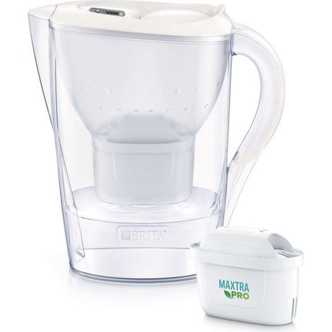 Brita - Carafe filtrante Marella Cool Memo, volume 2,4 l, 3x filtre Maxtra Pro, blanc 1052791 (1/2)