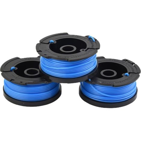 Lot de 3 bobines et têtes de ligne de rechange pour BD032, CST1000, CST1100, GH500, GL280, GL425, LST420, NST2118, ST7000, ST7500 (1/3)