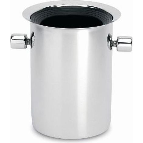 Peugeot Cubo para champán de acero inoxidable plateado 19 cm