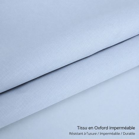 Housse de protection en tissu Oxford blanc argenté pour mobilier et équipement blanc 200 g – Livraison gratuite