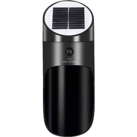 Applique murale solaire extérieure avec détecteur de mouvement, sans fil et certifiée IP65, angle de faisceau de 120°, portée effective de 4 mètres, convient à l'éclairage de sécurité des portails, co (1/3)