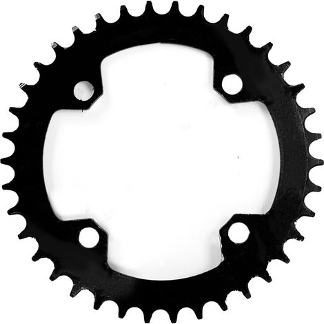 104 BCD Kettenblatt für Mountainbikes, Singlespeed, 34 Zähne, rund, schwarze Aluminiumlegierung, für positive/negative Kraftübertragung. (1/5)