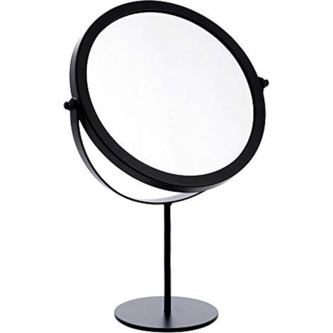 GOODCHANCEUK Drehbarer Metall-Tischspiegel – Verstellbarer Standspiegel, verstellbarer Schminktischspiegel, 19 cm (1/5)