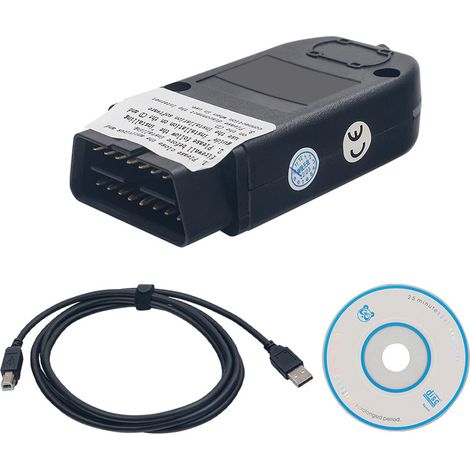 Cable De Diagnostic OBD2 - Interface USB Pour Ordinateur - Protocole V1.5 - Compatible Windows Et DOS - Câble Diagnostic Automobile (1/5)