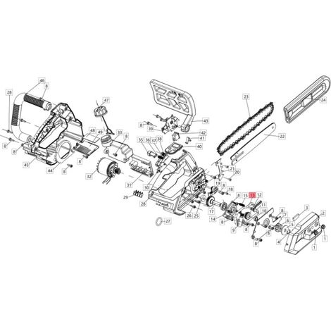 Tubo uscita olio motosega THCS22-07 ORIGINALE BLUEBIRD 3090200120000