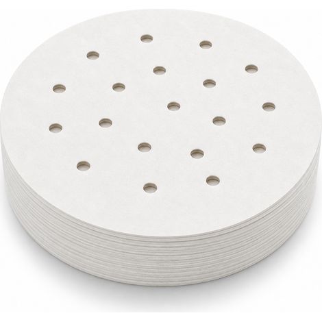 Papier Cuisson Perforé 100 pour Panier Vapeur et Airfryer 9 cm (1/5)