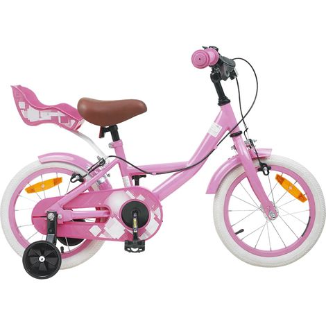 Teenpull – Kinderfahrrad 12 Zoll für 2-4 Jahre alt Hellrosa (1/5)