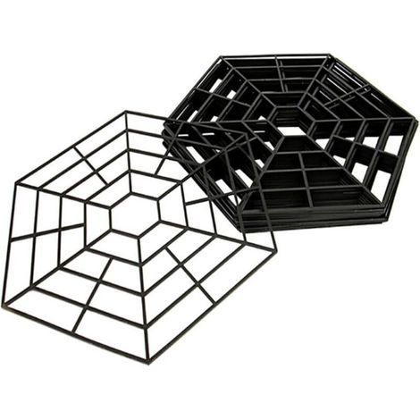 20 Pièces Filet de Protection Bassin Plastique PP Filet Protecteur Étang Oiseaux Maille Hexagonale Légère et Résistante pour Protéger Poissons (1/4)