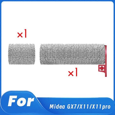 Ersatzteile für Midea X11/X11 Pro/GX7 Scheuersaugmaschinen: Segmentierte Bürstenwalzenbaugruppe (1/5)