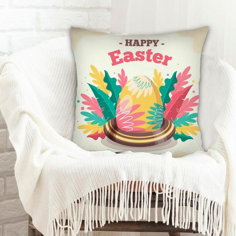 Housse de coussin 45x45 cm en polyester inaltérable pour femme mari petite amie petit ami couple (1/5)