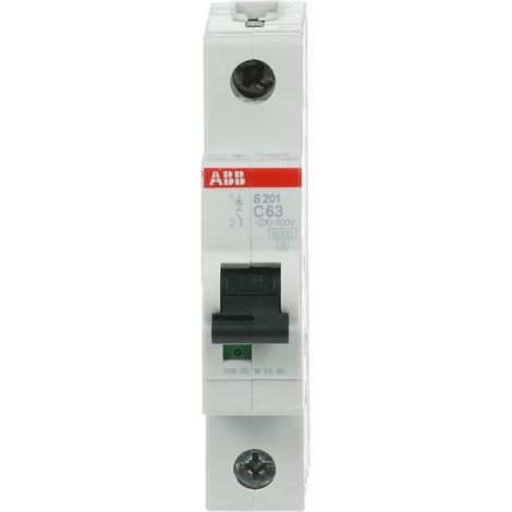 Interruttore automatico 1P C 63A 6kA AC S201-C63 2CDS251001R0634