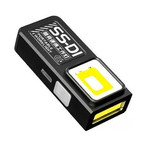 Mini lampe torche de poche portable rechargeable USB-C à LED COB - AquaForge (1/5)