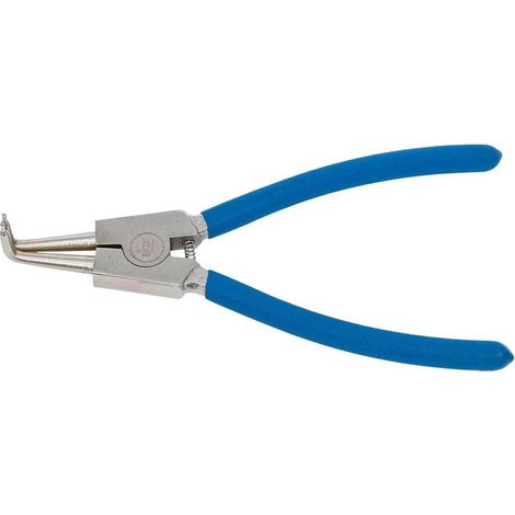 Pince pour Circlips Coudée 225 mm - Circlips Extérieurs - Précision et Maniabilité, Acier, Zones Difficiles - D-Work (1/5)
